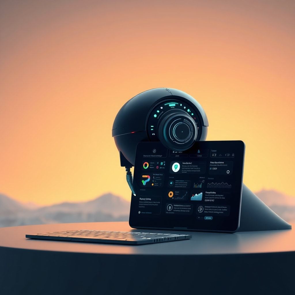 Modern AI web interface