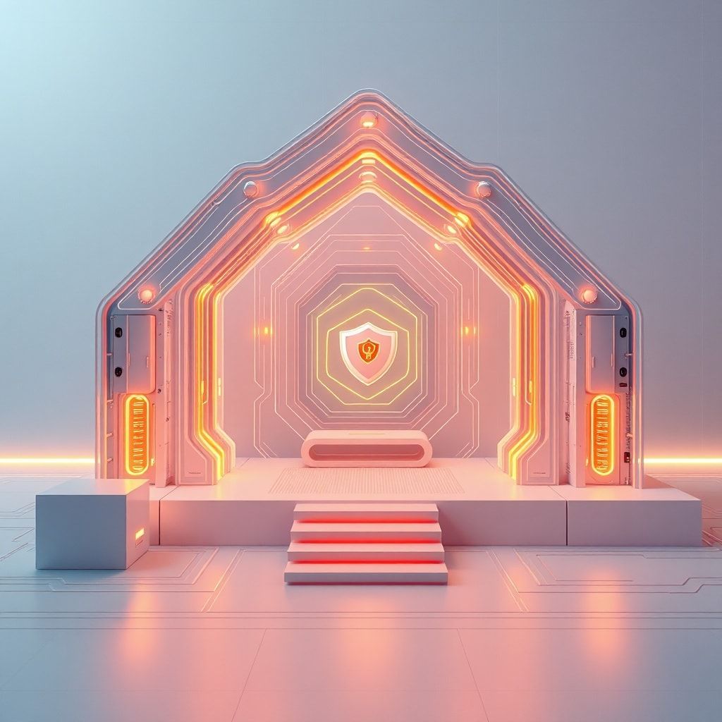 conceptual diagram of secure AI architecture