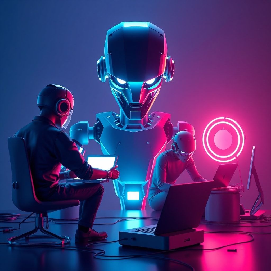 developers collaborating on secure AI code