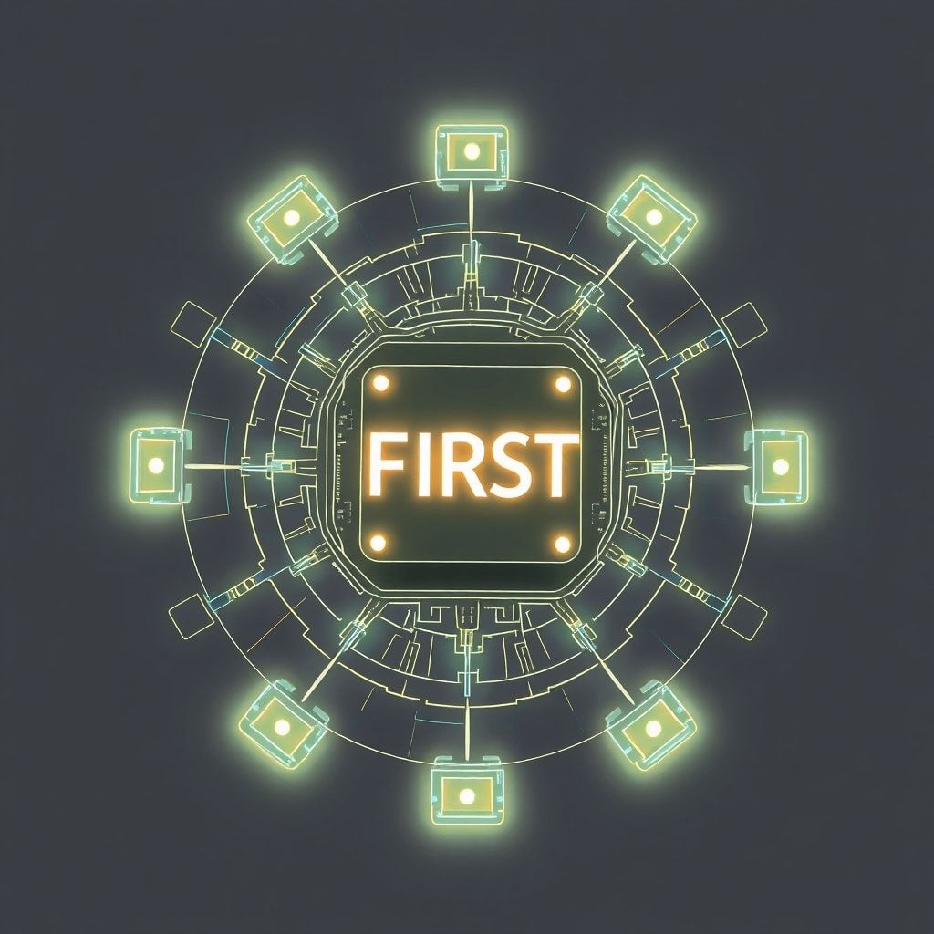 Local-first AI processing diagram