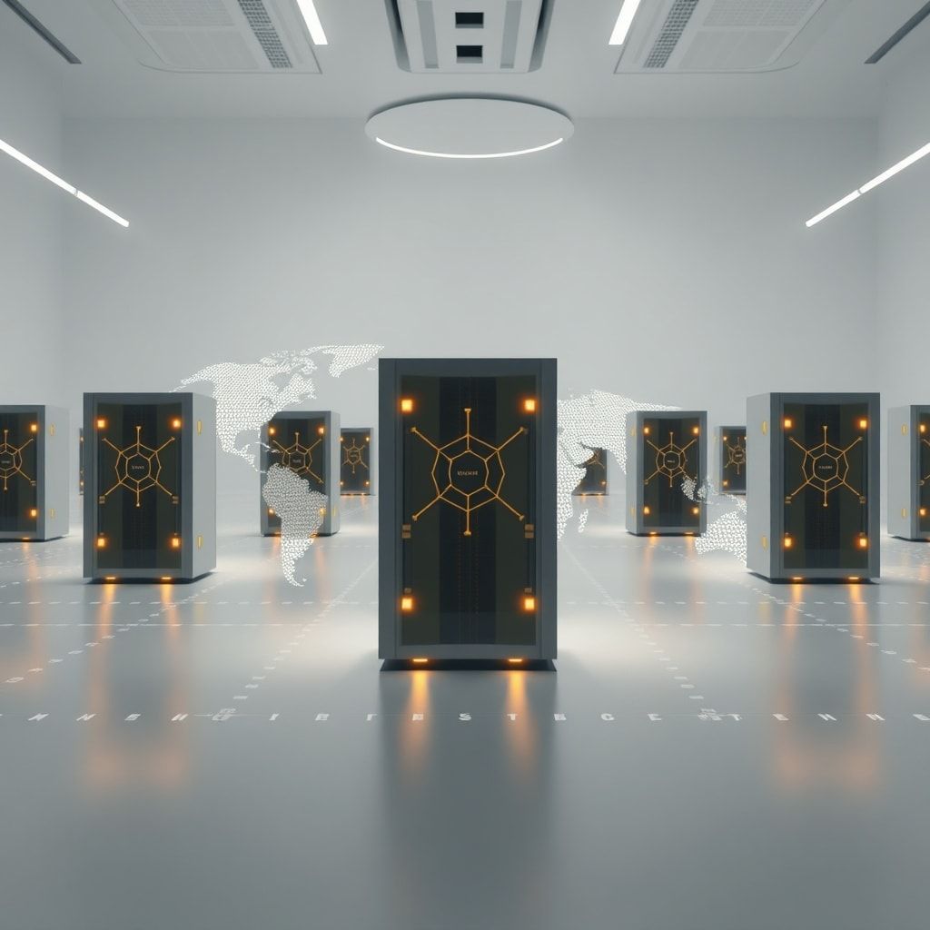 Decentralized global computing nodes