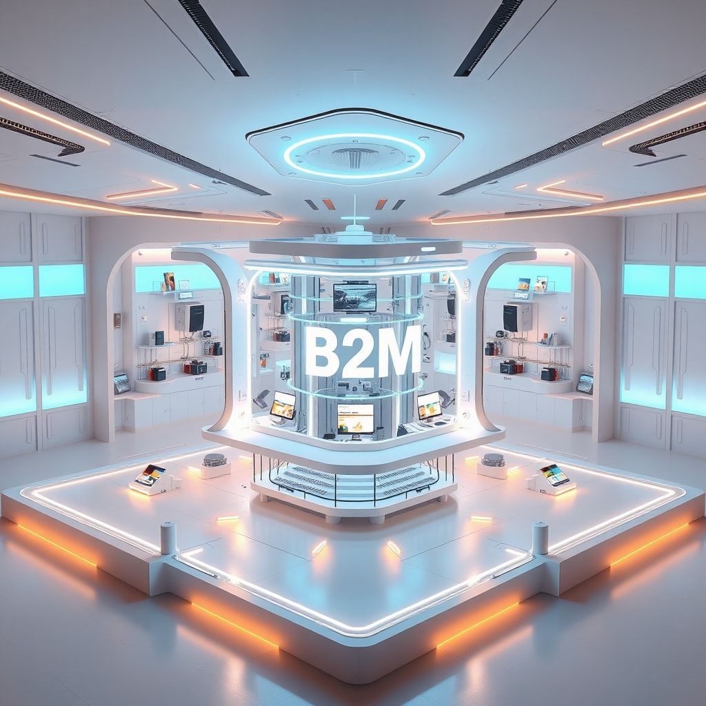 Complex B2B LLM architecture diagram